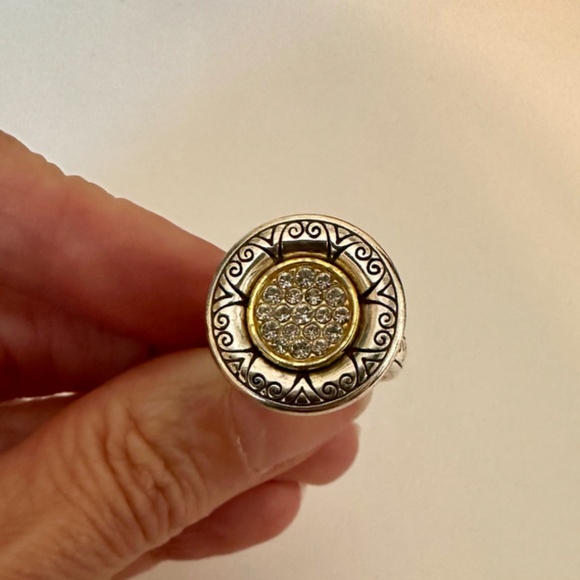 Brighton Gold and Silver Ring with Intricate Design - Picture 3 of 7